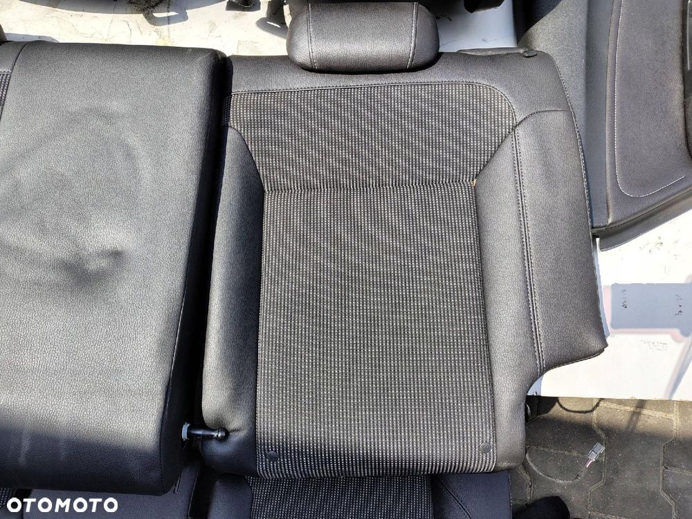 FOTEL FOTELE BOCZKI KANAPA KOMPLET CZARNE PÓŁSKÓRA OPEL ASTRA 4 IV J KOMBI - 6