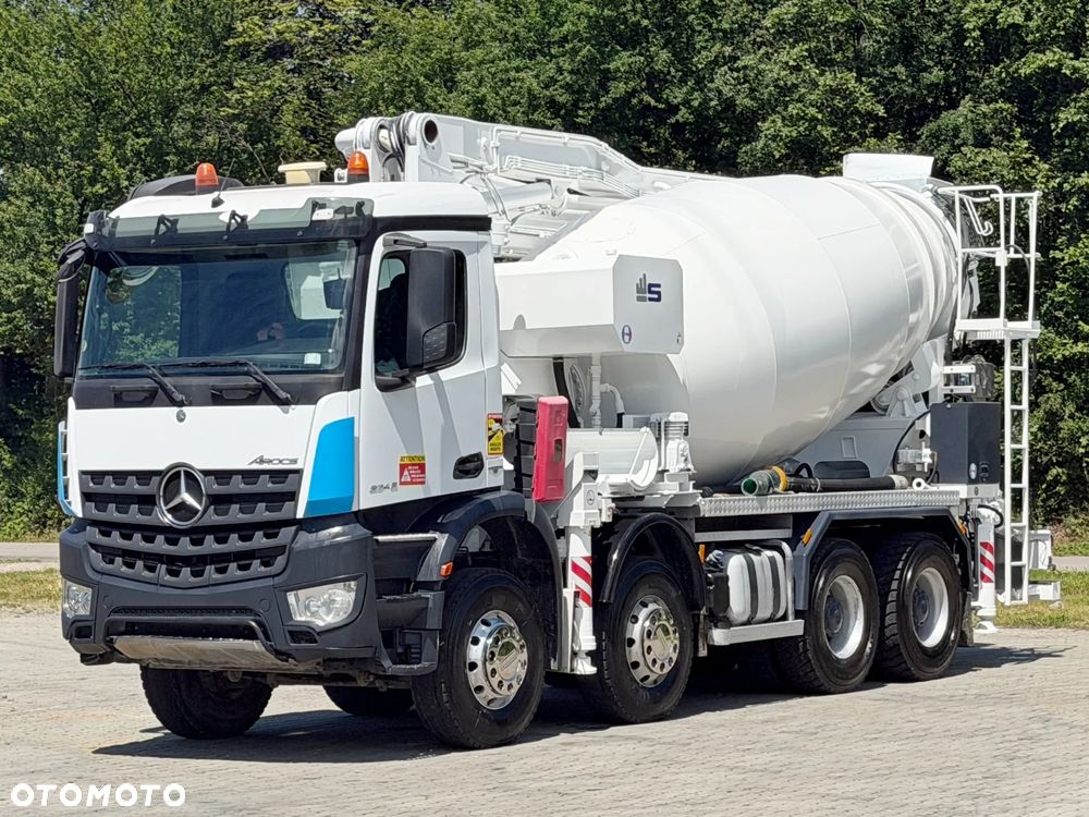 Mercedes-Benz AROCS 3743 * POMPA DO BETONU 24 m + PILOT * STAN BDB / 8x4 - 2
