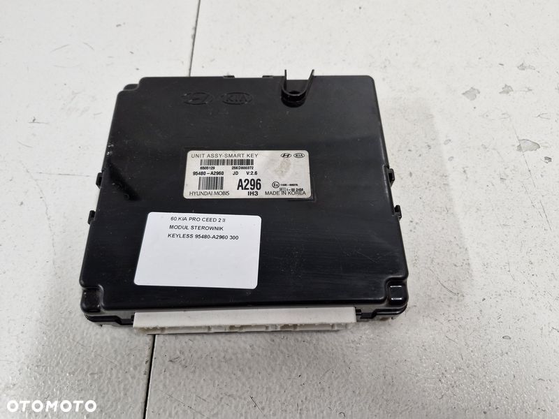 KIA PRO CEED 2 II MODUŁ STEROWNIK KEYLESS 95480-A2960 - 1
