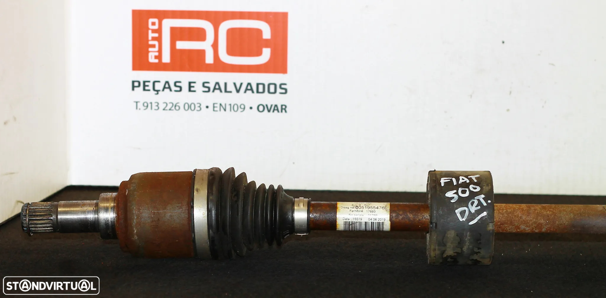 TRANSMISSÃO DIREITA FIAT 500 - 2