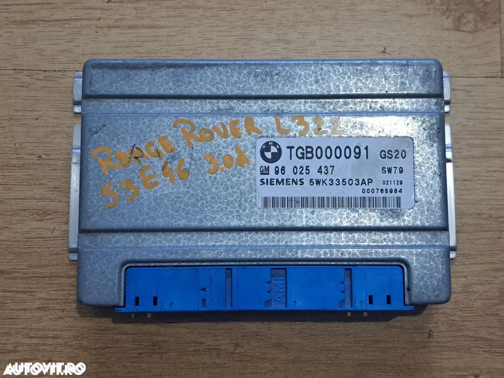 CALCULATOR CUTIE AUTOMATA TCM RANGE ROVER L322 / BMW SERIA 3 E46 (318d, 320d, 325i, 330d) SIEMENS TGB000091 / GM 96025437 - 1