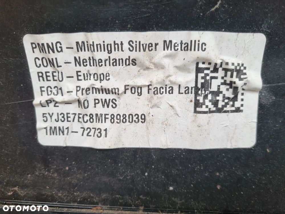 TESLA MODEL III 3 ZDERZAK PRZEDNI PRZÓD - 5