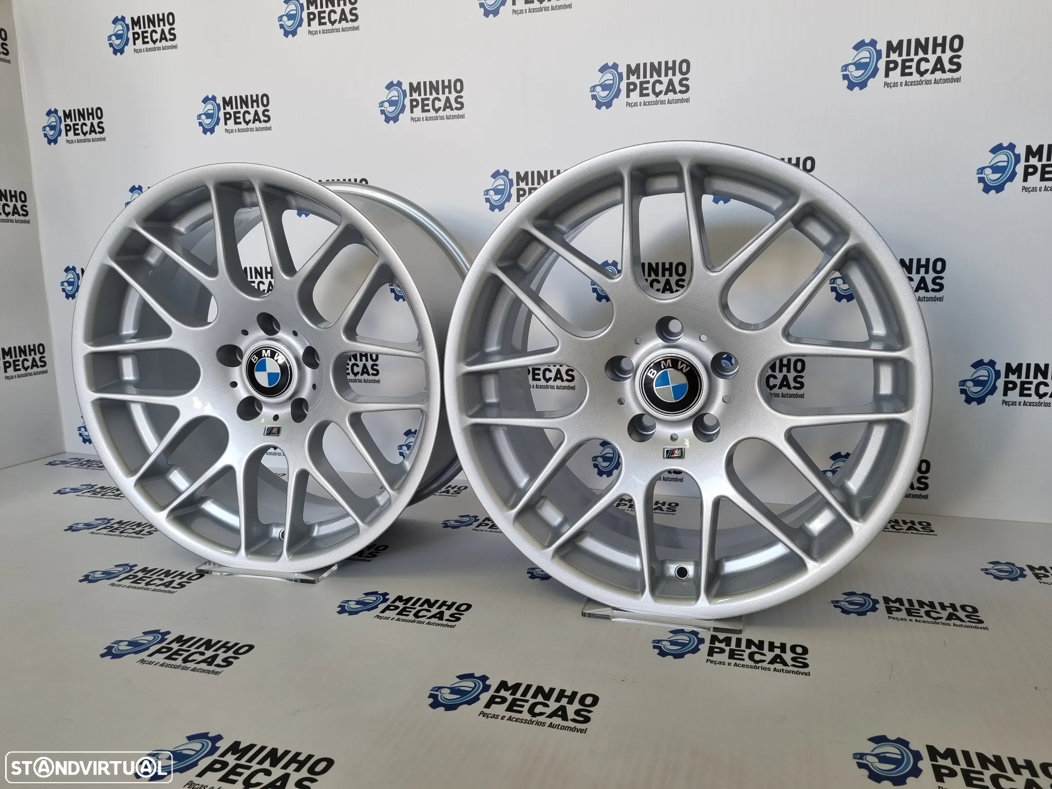 Jantes Look BMW M3 E46 CSL em 18 Hyper Silver - 3
