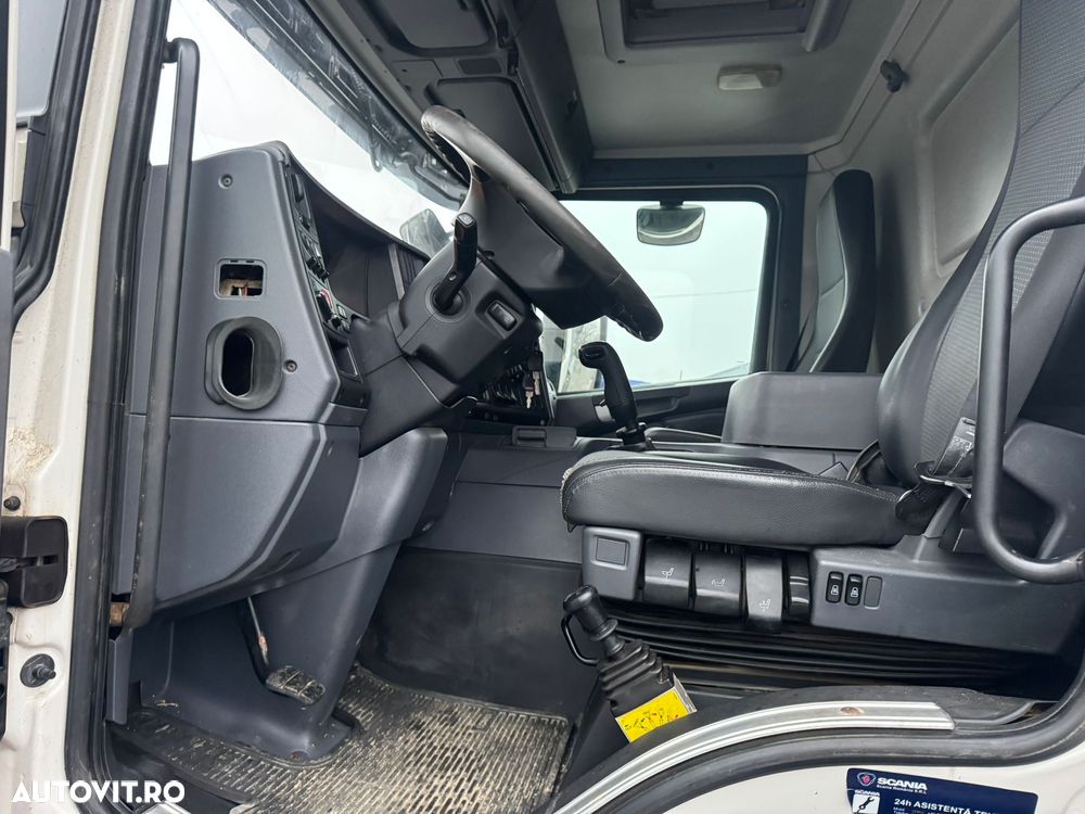 Scania P410 8x4 Basculanta Bena Posterioară Hardox Schmitz 18mc - 11