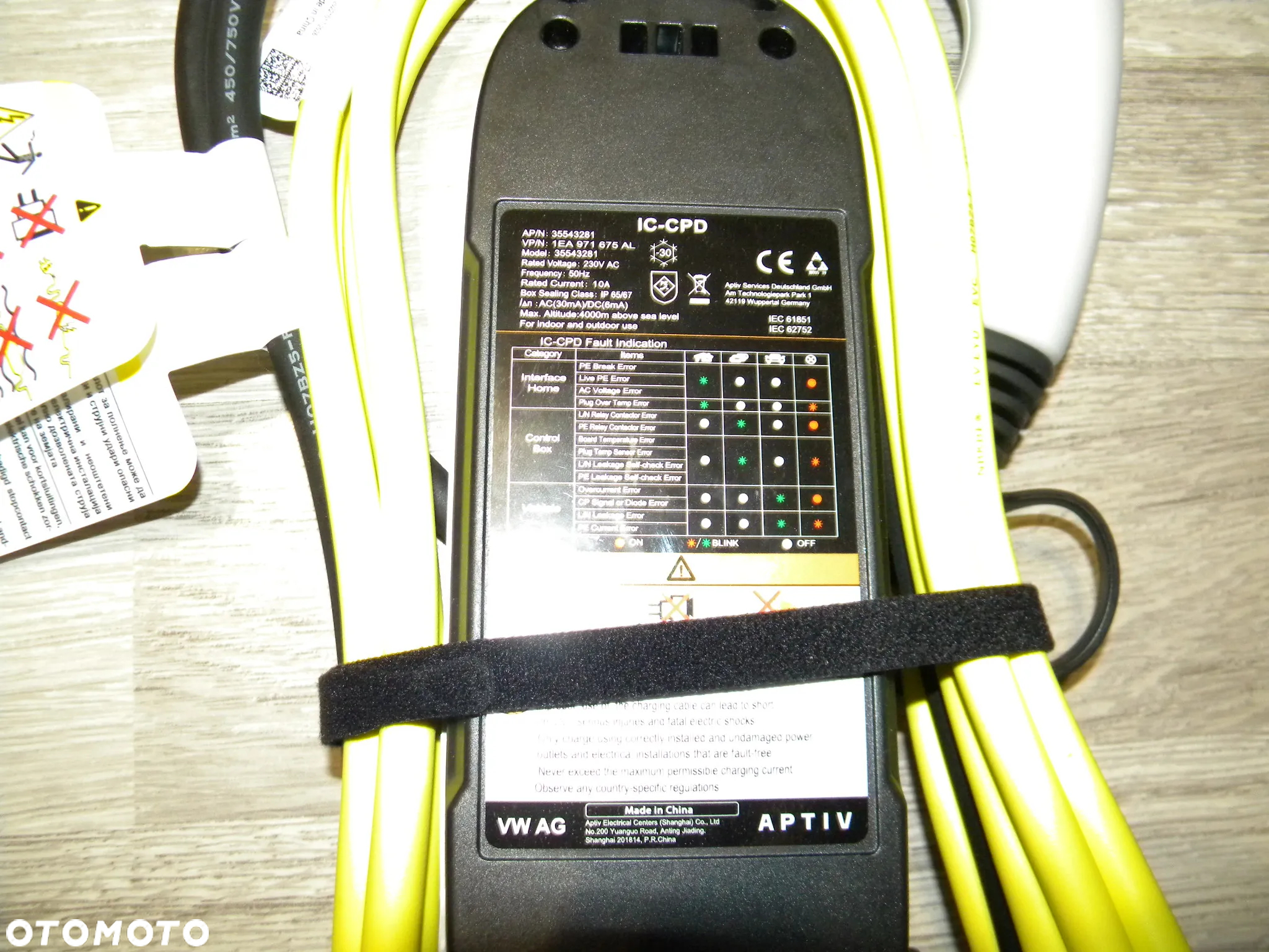 NOWA ŁADOWARKA FUTERAŁ ZASILACZ VW ID.3 ID.4. ID.5 ID.BUZZORYGINAL FV - 3