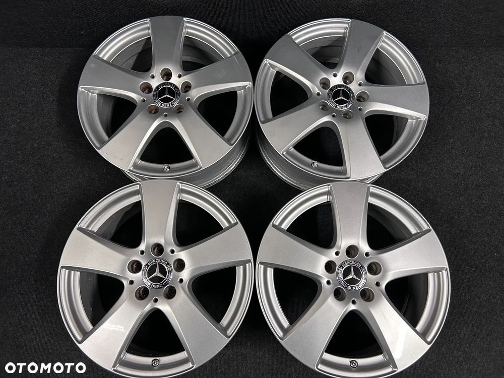 Alufelgi Mercedes C-Klasa W205, W204, E-Klasa W212, W213 17 cali 5x112 4szt. z czujnikami, ŁADNE! - 2