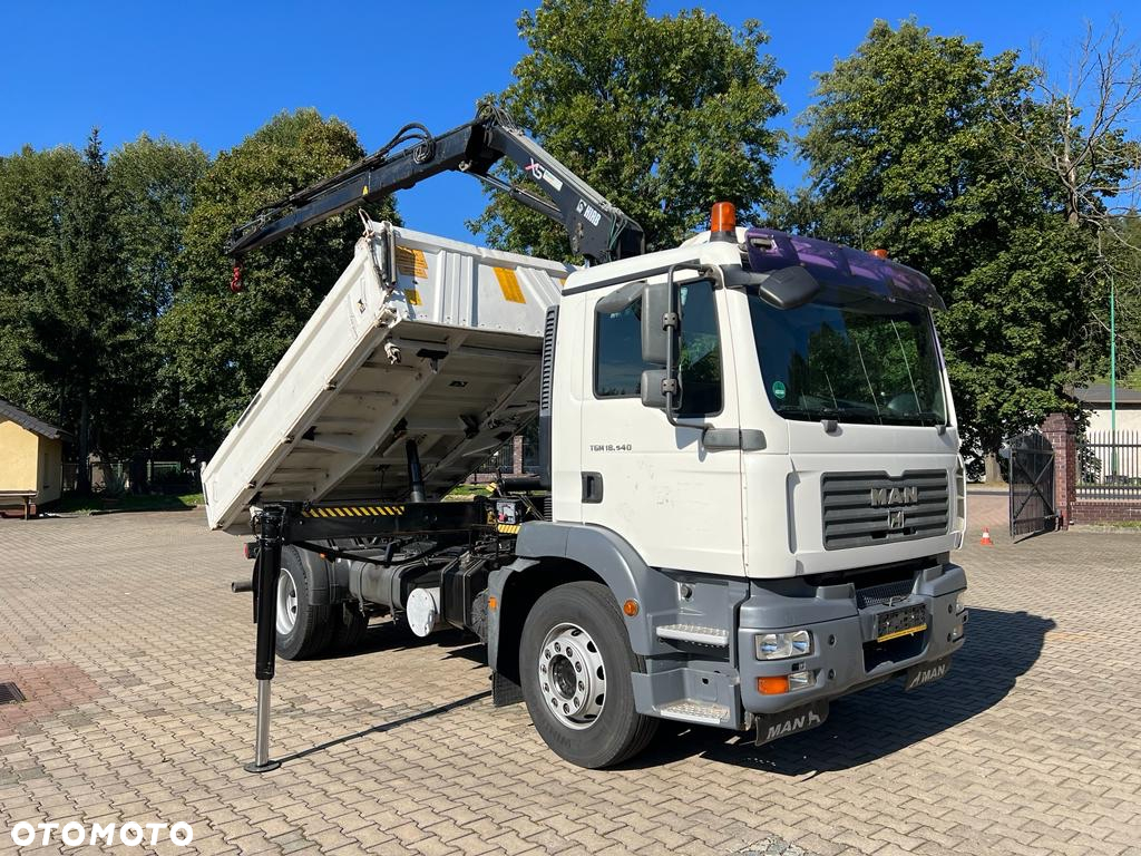 MAN 18.240 TGM wywrotka 3-str. z HDS HIAB 099, manual - 2
