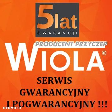 Wiola 252x132 mocna spawana przyczepa 1 oś - 8