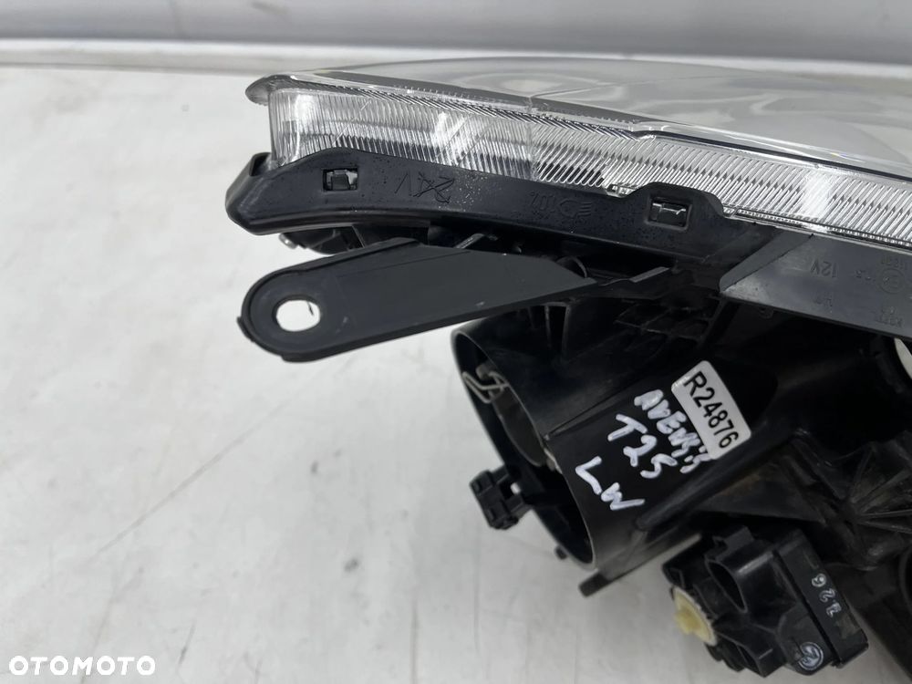 Lampa reflektor Toyota Avensis 2 II T25 LIFT 06-09r. lewa przednia EU H7 soczewka lewy przód 81170-0 - 12
