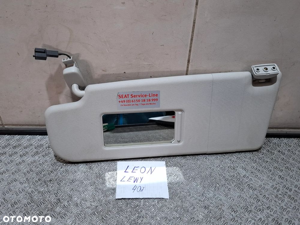 Słonecznik Seat Leon II lift 2012 rok lewy europa nr 557551F - 2