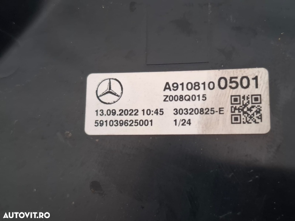 Oglinda stanga completa Mercedes SPRINTER 3 W907 W910 2017 2018 2019 2020 2021 2022 2023 2 pini A9108100501 - 3