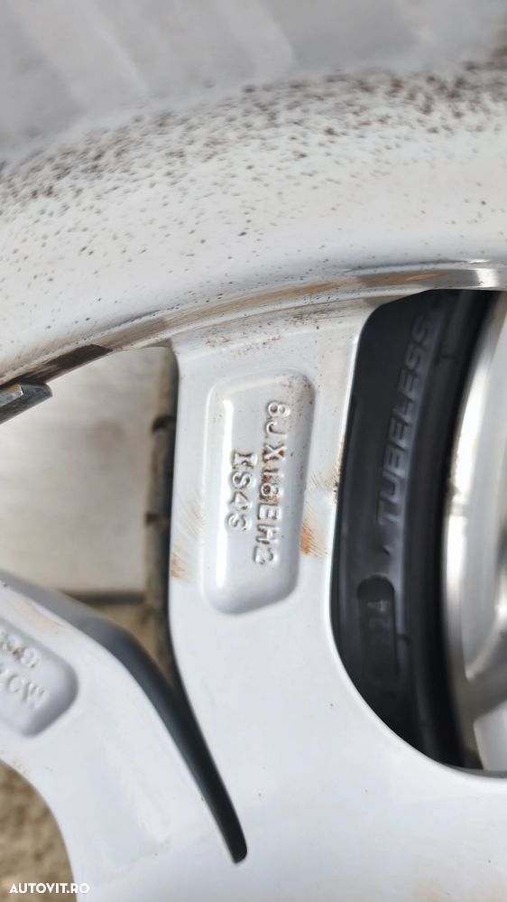 Set jante BMW Style 308  X3 F25 X4 F26 18 x8 J ET43 cu anvelope vara245/50/18 - 14