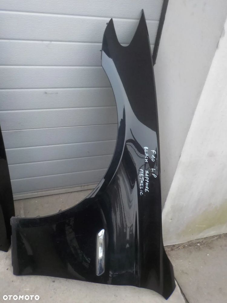 BMW SERIA 5 F10 KOMPLETNY PRZÓD MASKA ZDERZAK BŁOTNIK LAMPY PAS PRZEDNI KOLOR BLACK SAPPHIRE METALLIC - 8