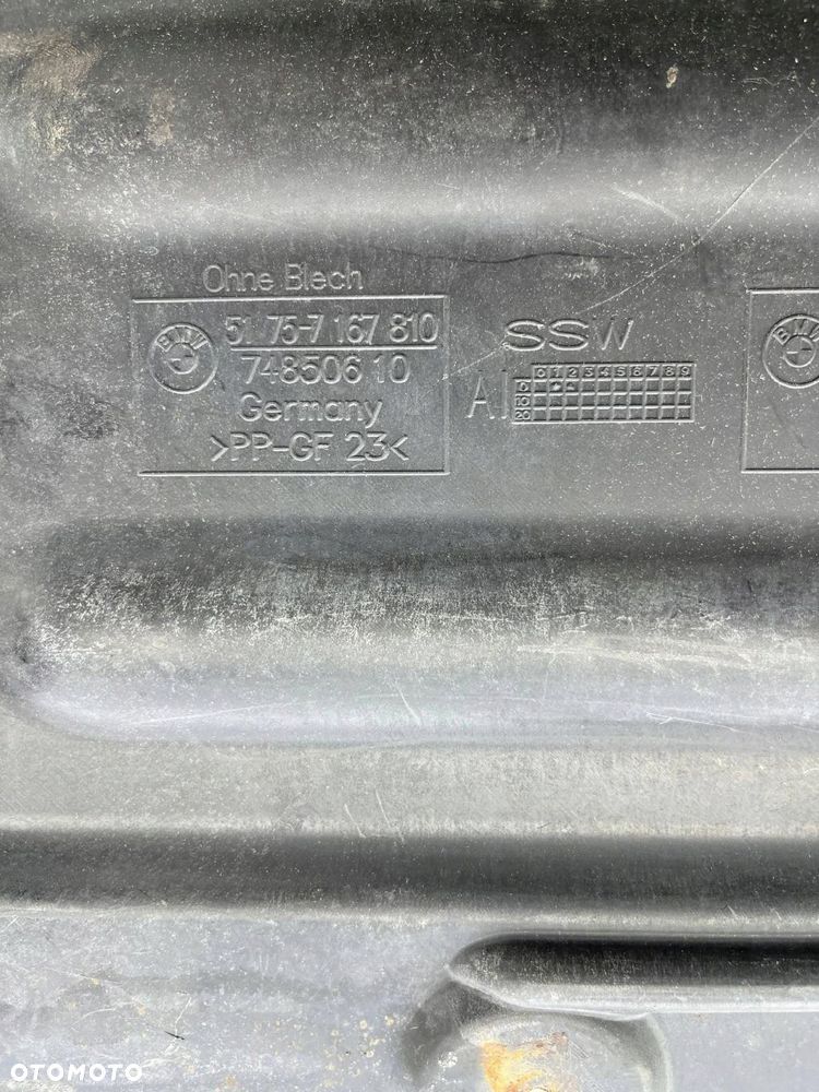 BMW 1 E81 E87 OSŁONA ŚRODKOWA PODWOZIA 7167810 - 7