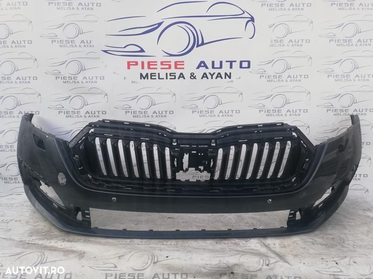 Bara fata Skoda Octavia 4 an 2019-2020-2021-2022-2023 gauri pentru 4 senzori si spalatoare faruri - 1