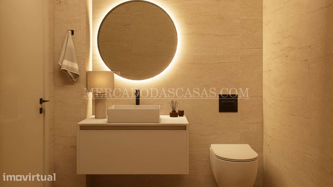 Apartamento T1, com boas áreas, condomínio fechado - Grande imagem: 4/14