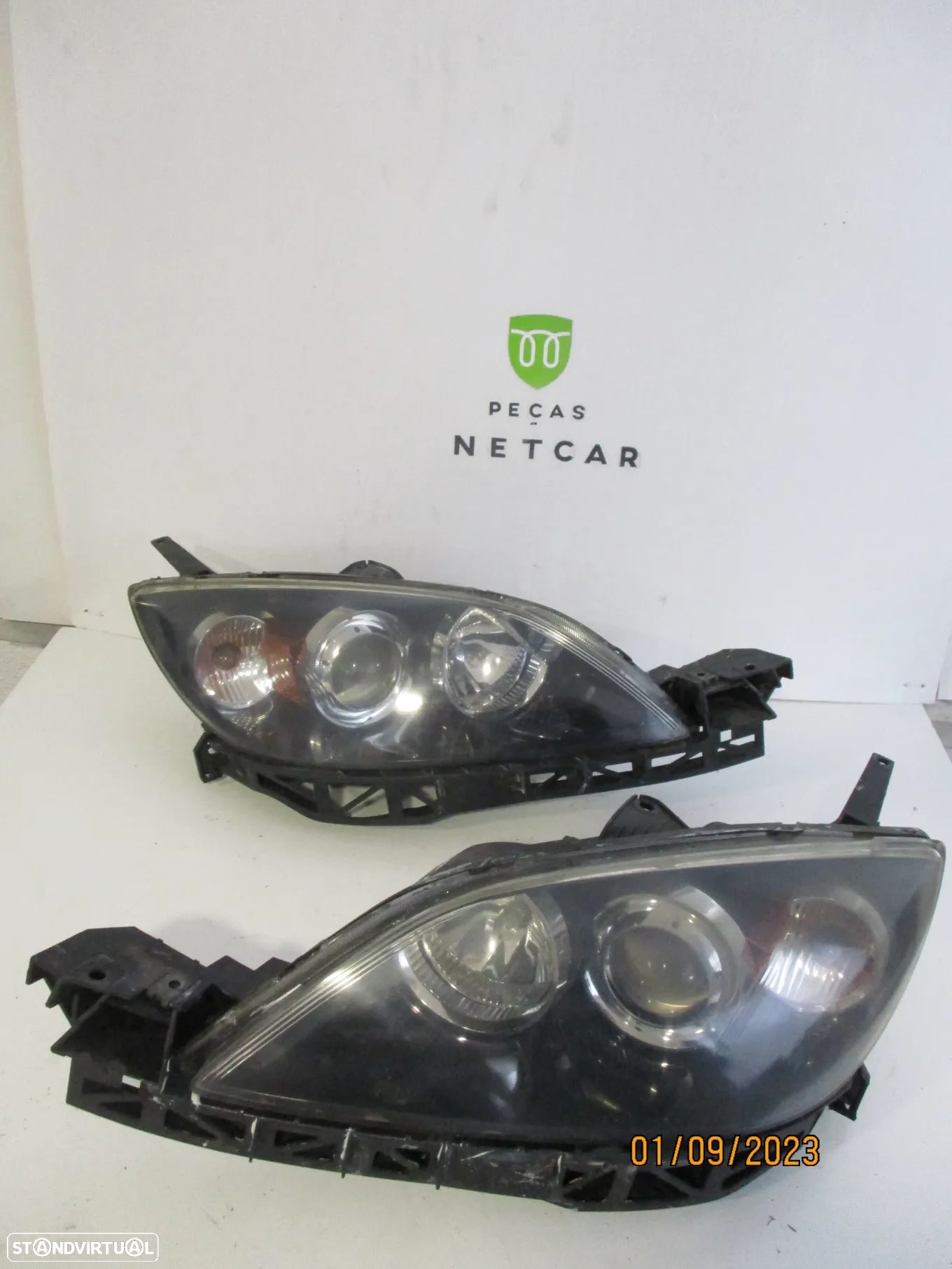 farol optica Esquerda mazda 3 2005 - 1