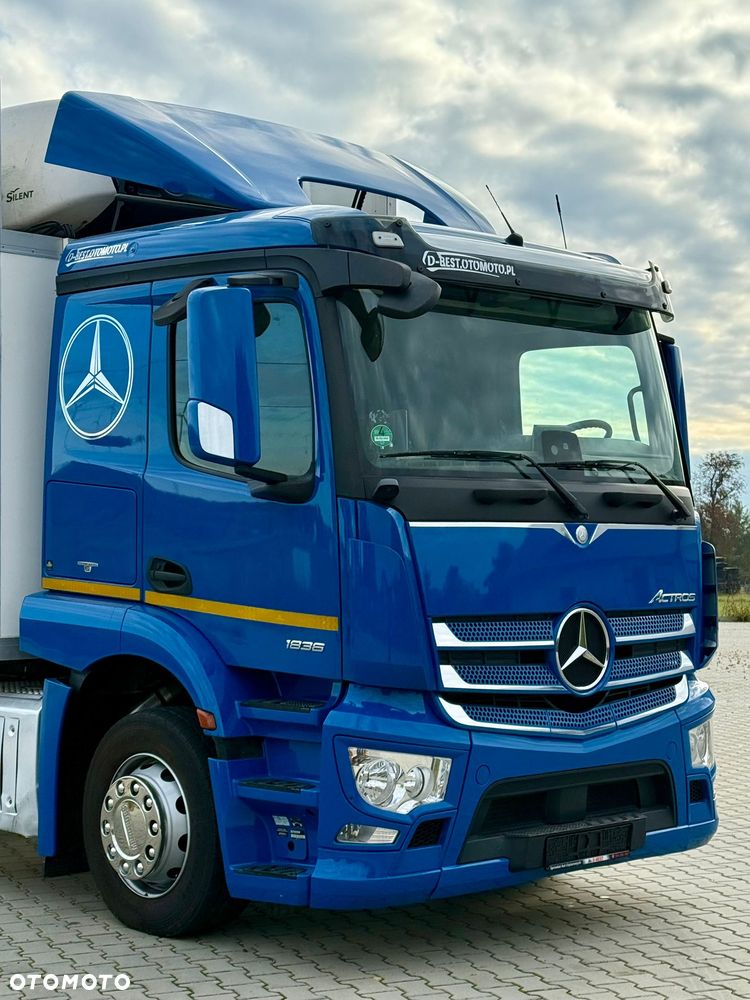 Mercedes-Benz ACTROS 1836 / CHŁODNIA / WINDA / 18 PALET / SILNIK 10677 cm3 / CARRIER / SYPIALKA / AUTOMAT / 2018 ROK - 6
