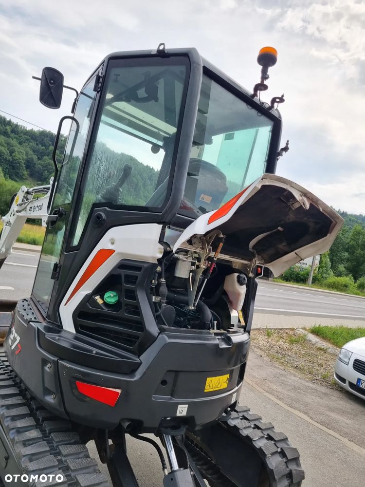 Bobcat E27Z Koparka Gąsienicowa 2,7 Tony jak Nowa Z Norwegii 2021r 1600mtg Kubota silnik - 17