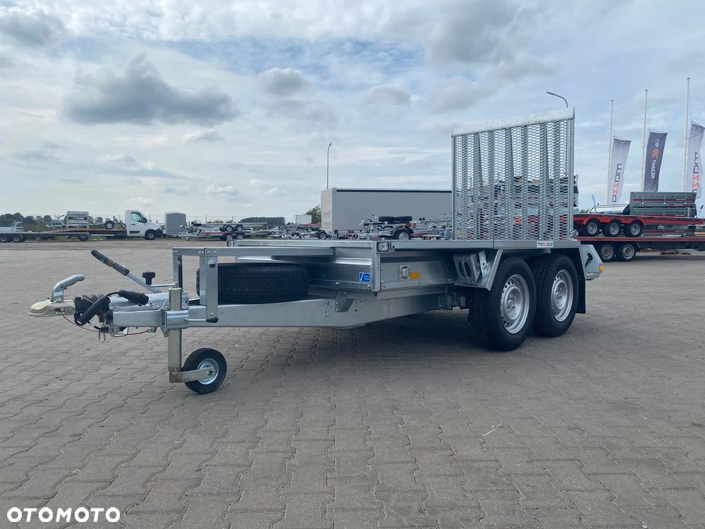 Brenderup Dostawa przyczepa koparkowa budowlanka z trapem 260x126x25cm DMC2600kg MOCNA I SOLIDNA pod minikoparkę - 13