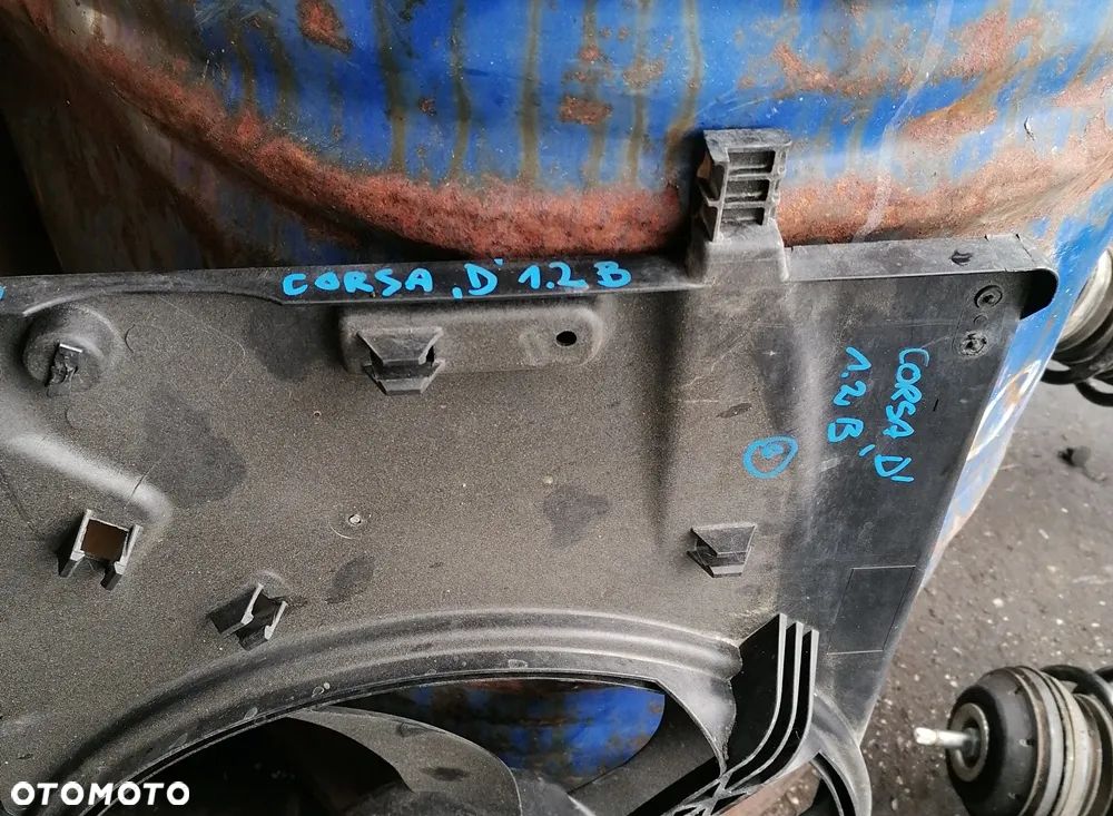 OPEL CORSA D 12r 3D WENTYLATOR CHŁODNIC 13263552,13249564 - 2