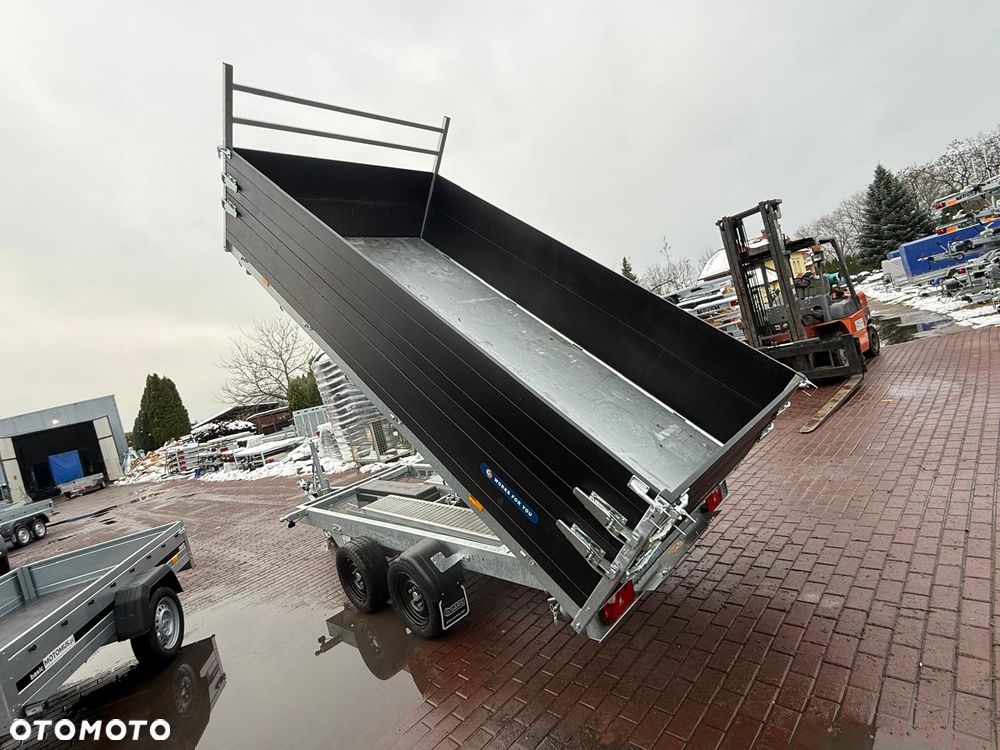 Saris Przyczepa Kiprowana Saris Tipper K3 356x184x35 + nadstawki 30 cm 3500 kg dostawa pod dom Częstochowa - 2