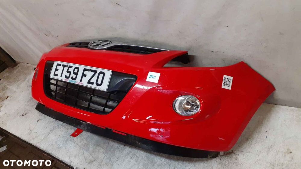 ! ZDERZAK PRZÓD PRZEDNI DO HYUNDAI I20 CZERWONY HALOGENY - 3