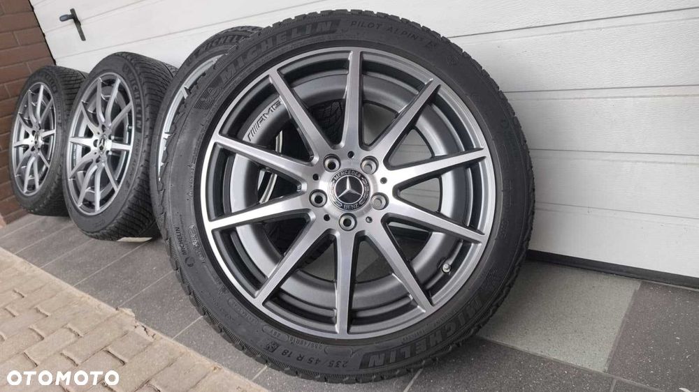 Koła Mercedes C Klasa W206 AMG C43 18" 5x112 opony zima 235/45/18 TPMS (OL2132) - 1
