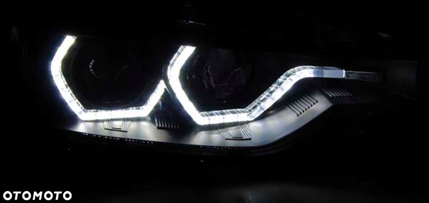 Reflektory Lampy kpl Ringi Angel Engel Led DRL Neon Tuning Bmw 3 f30 f31 - 5