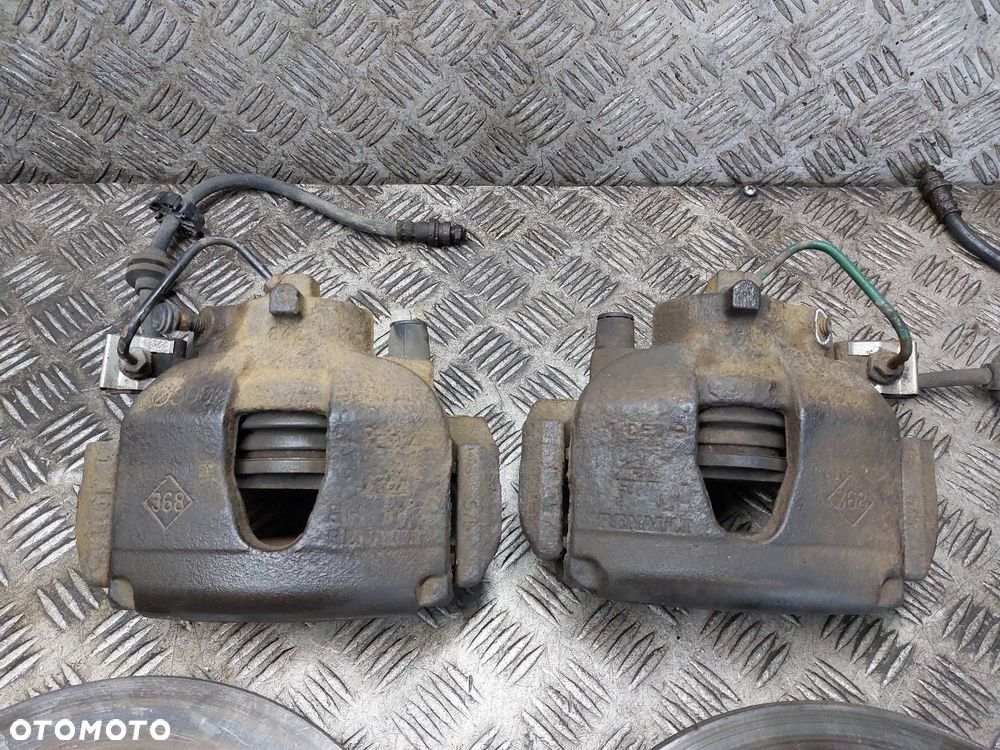 TARCZE HAMULCOWE PRZÓD + KLOCKI + ZACISKI RENAULT LAGUNA II 1.8 16V - 2