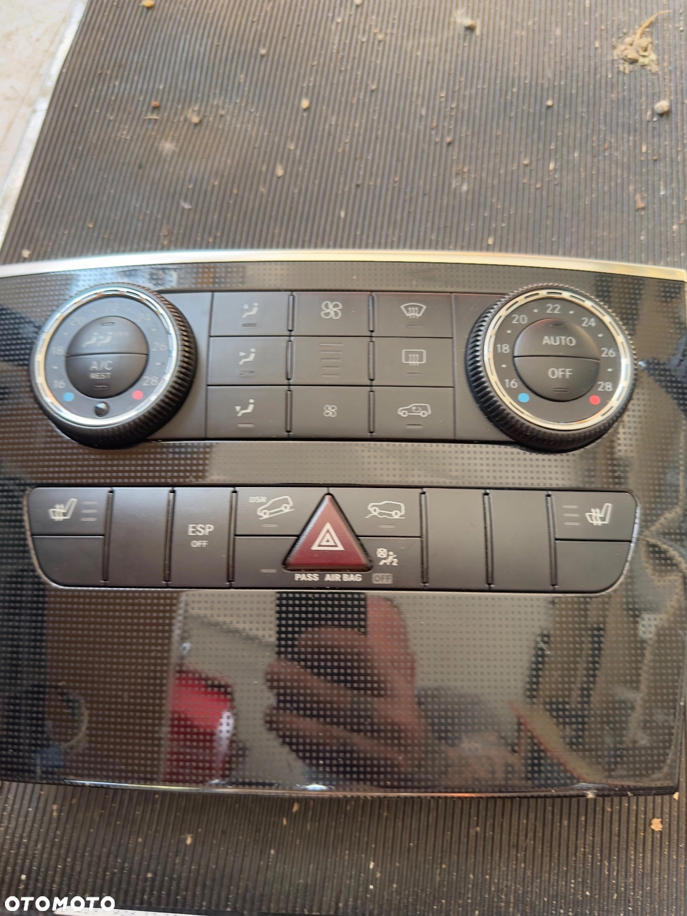 MERCEDES ML GL 164 r 251 panel klimatyzacji drewno   dekor - 7