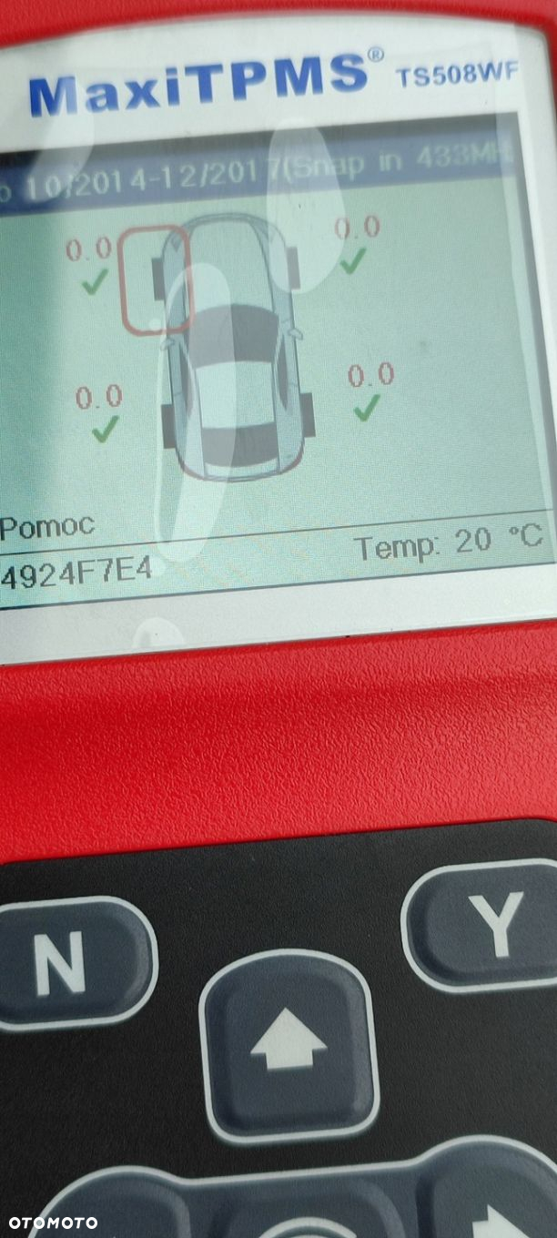 Czujniki Ciśnienia Kół Tpms Oryg. Ford Focus Fiesta Mondeo EV6T-1A180-DC - 7