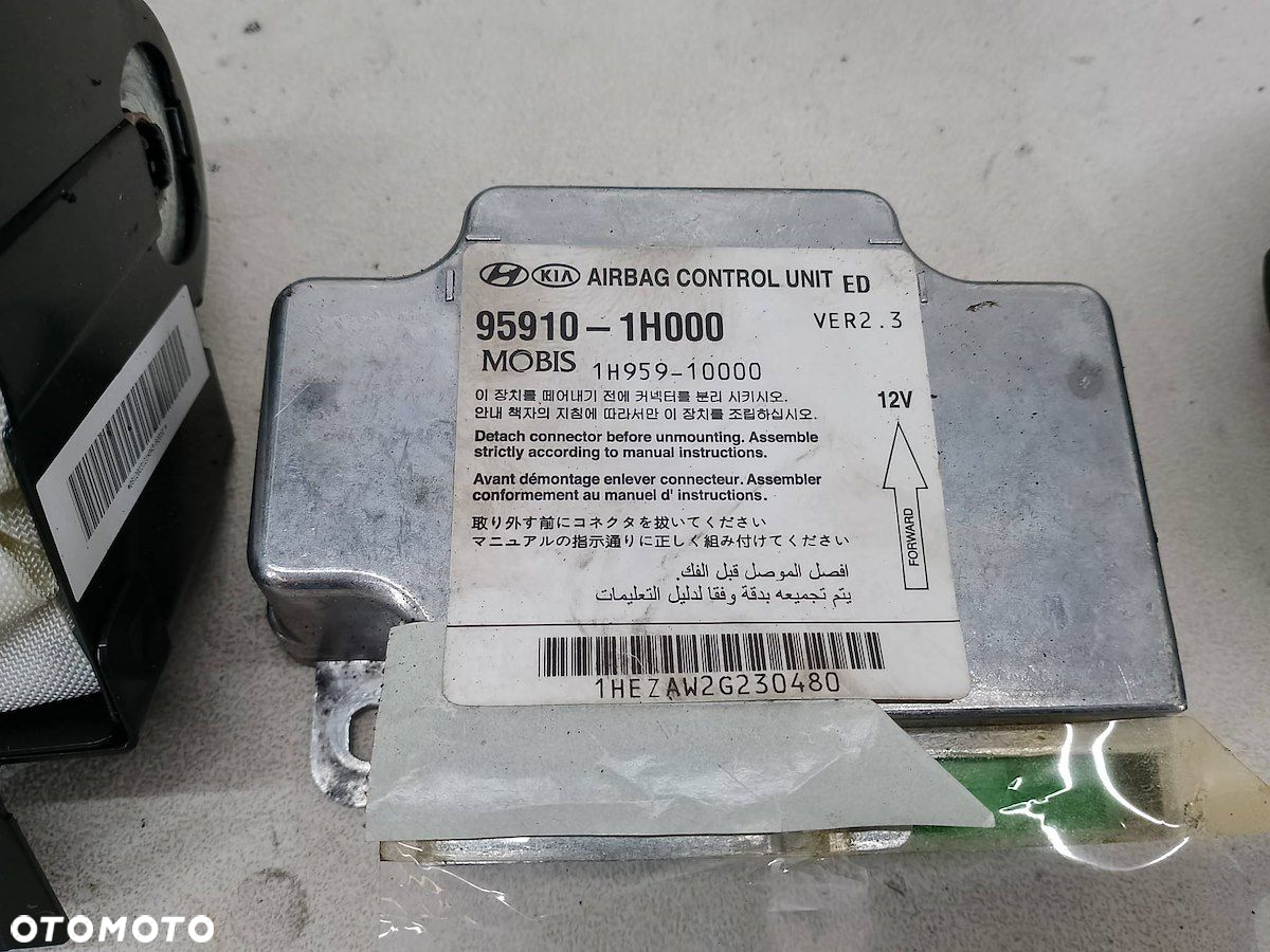 KOMPLET PODUSZEK AIRBAG KIA CEE'D I 1.6 B KOMBI 56900-1H000 84530-1H000 - 3