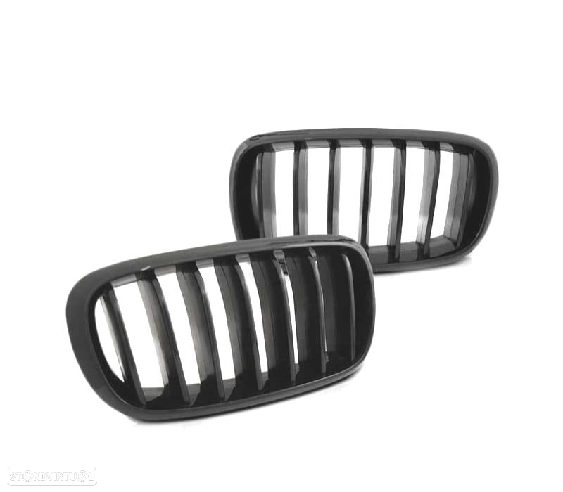 GRELHAS BMW X5 F15 X6 F16 13-18 PRETO BRILHANTE LOOK M PERFORMANCE - 2