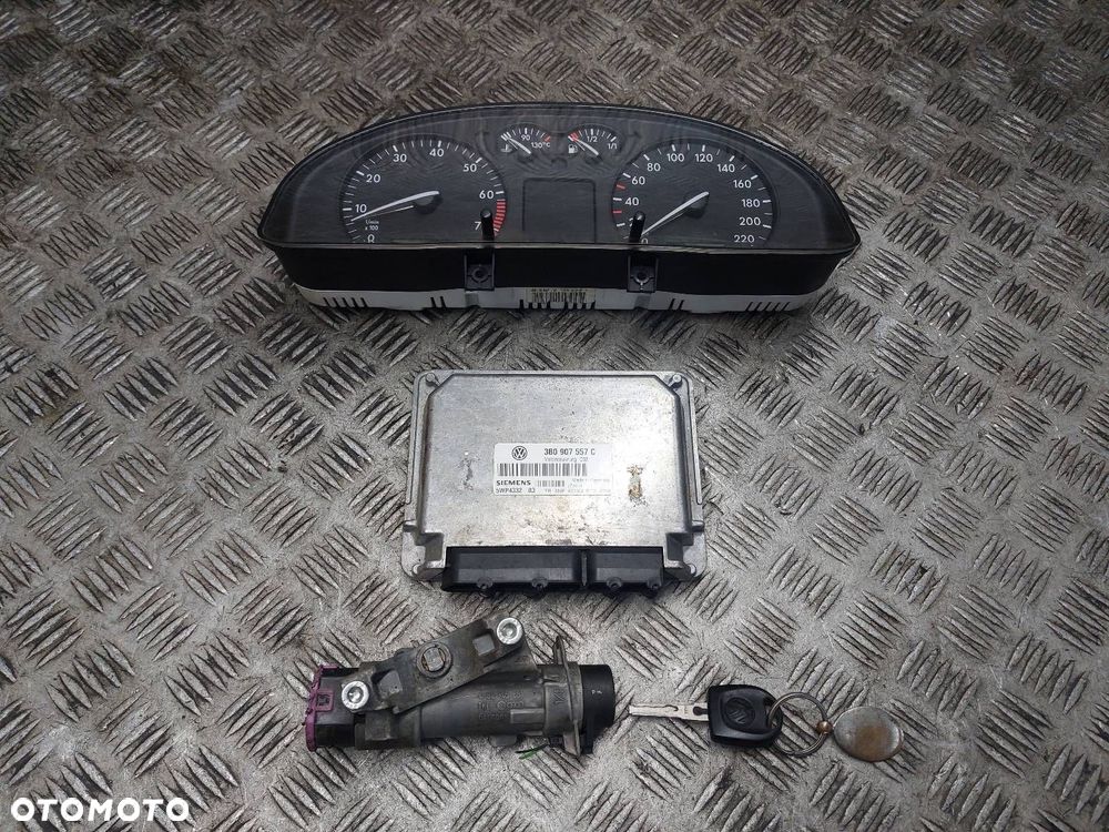 ZESTAW STARTOWY VOLKSWAGEN PASSAT B5 1.6 8V AHL 3B0907557C 4B0905851 - 1