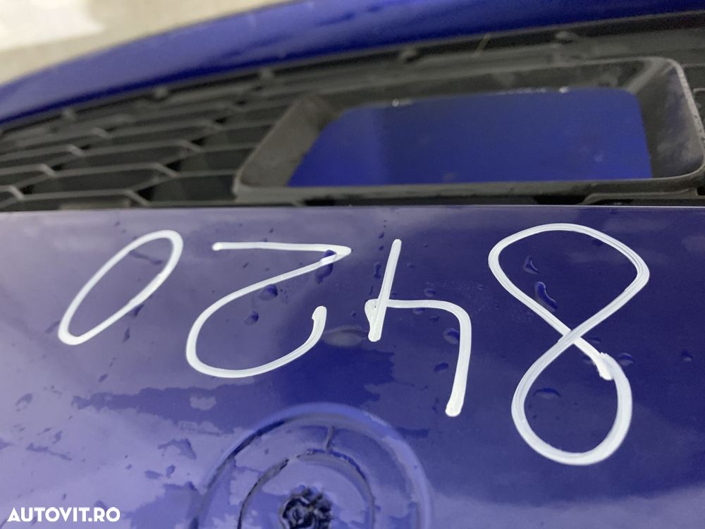 Bara fata Seat Leon 3, facelift, 2016, 2017, 2018, 2019, cod origine OE 5F0807221AB, cu gauri pentru spalatori faruri si senzori de parcare (4). Grila este defecta. - 14