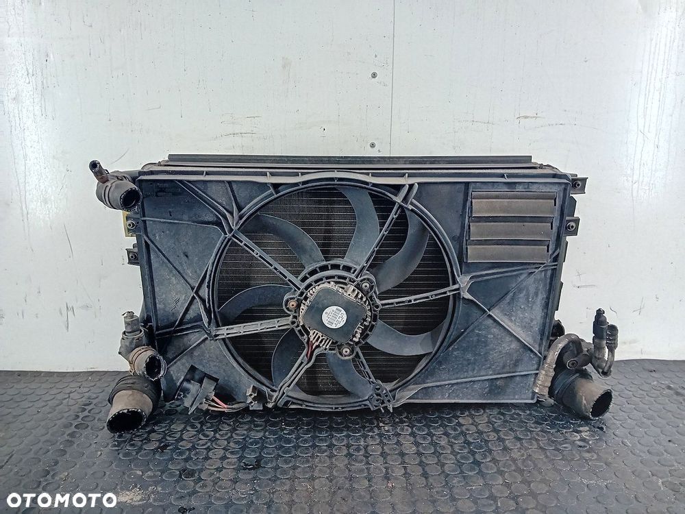 ZESTAW CHŁODNIC WODA KLIMA WENTYLATOR SEAT ALTEA FL 1K0959455EF 1.9 TDI - 5