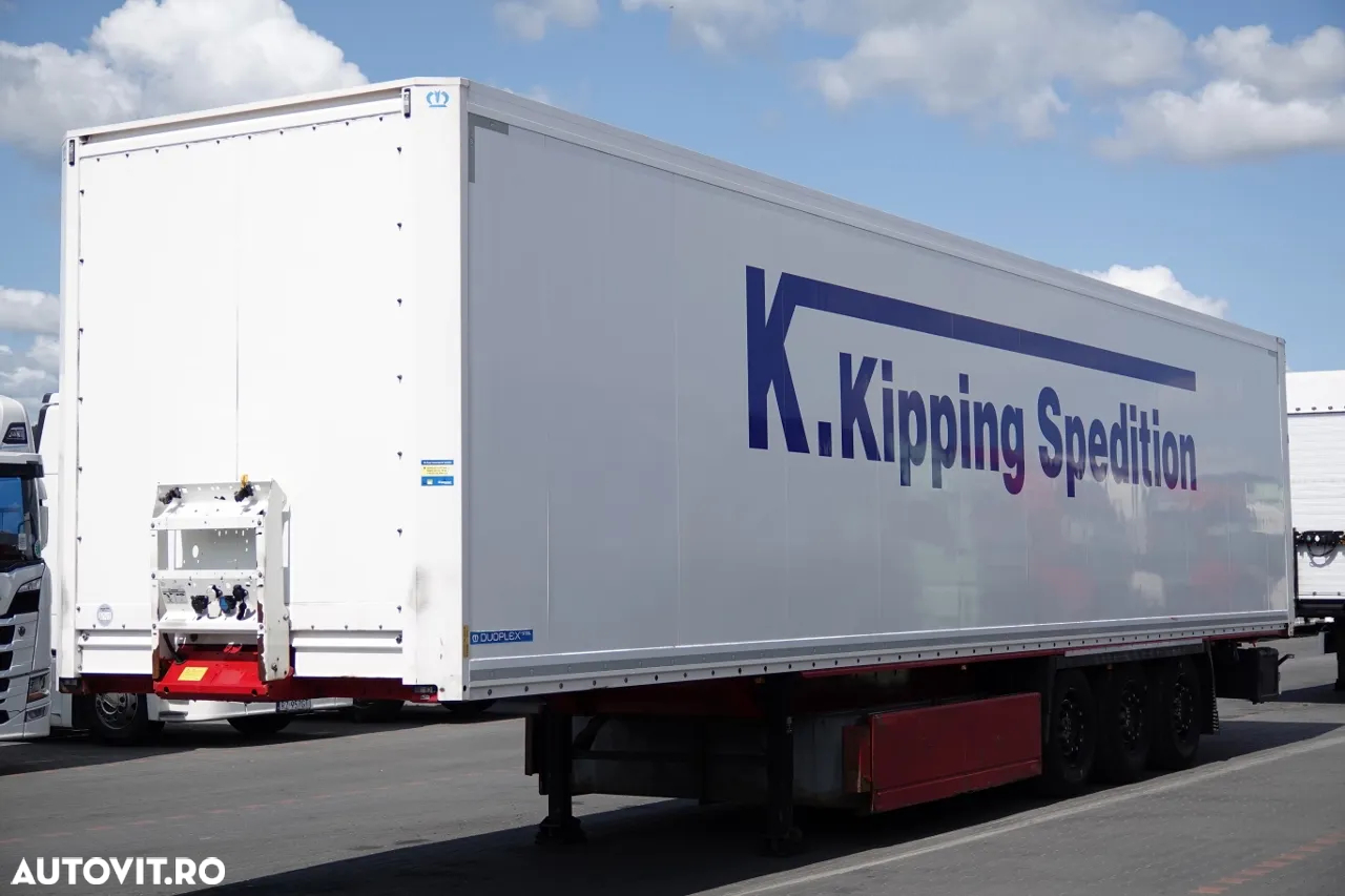 Krone CONTAINER / KOFFER / DOPPELSTOCK / COȘ PENTRU PALEȚI / AXĂ RIDICATĂ / IMPORTAT DIN GERMANIA - 3