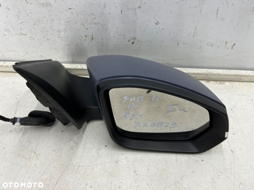 Lusterko Skoda Fabia 4 IV 6va 21r.- PRAWE elektryczne składane zewnętrzne EUROPA 8 pin - 6