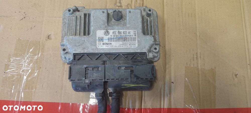 VW GOLF V 5 STEROWNIK KOMPUTER SILNIKA CAXA 1.4 TSI CZYSTY WYLOGOWANY - 1
