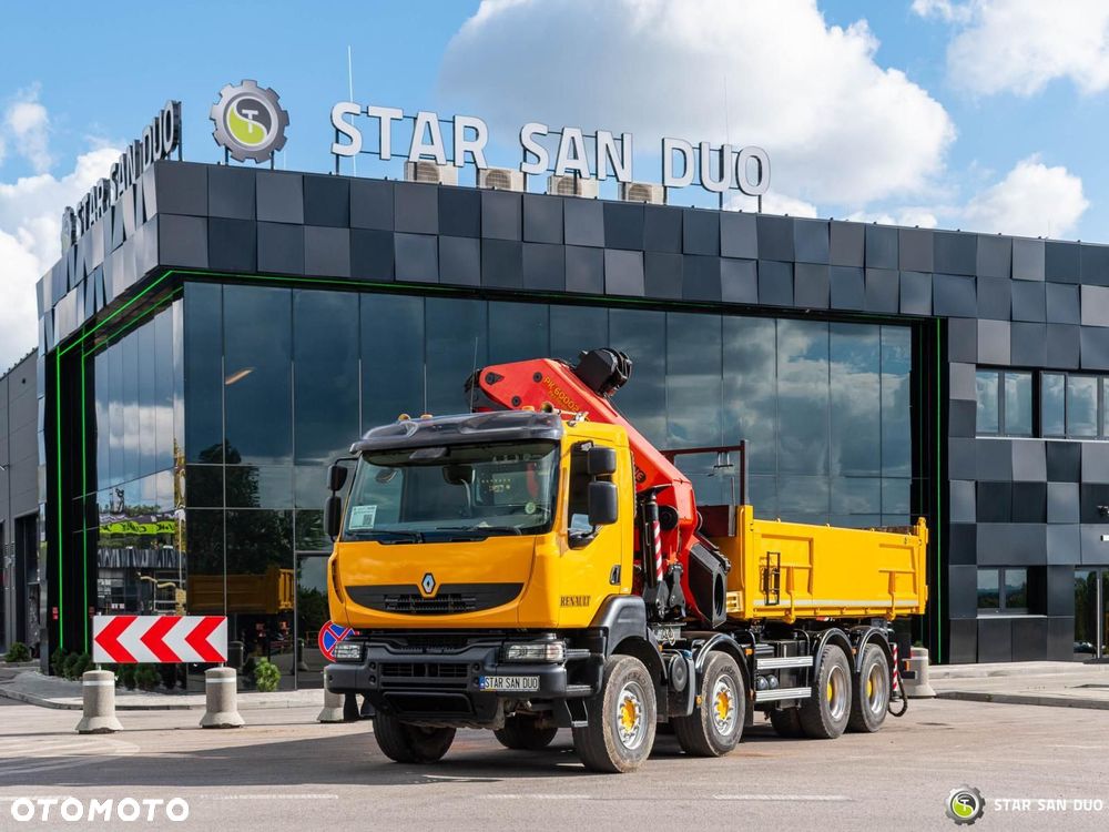 Renault KERAX 450 8x4 PALFINGER PK 60002 Żuraw HDS Wywrotka Wciągarka - 7