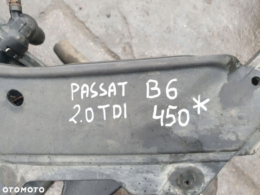 PAS PRZEDNI WZMOCNIENIE CZOŁOWE KOMPLET CHŁODNIC VW PASSAT B6 2.0 TDI - 9