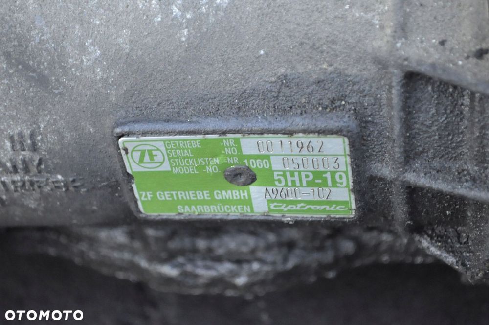 PORSCHE 911 996 CARRERA 3.4 221kW 301KM SKRZYNIA BIEGÓW A9600-102 5HP-19 - 4