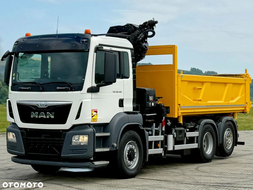 MAN TGS 26.400 *WYWROTKA 4,75m *HIAB X - HIDUO 188 E-3/PILOT *6x4 *STAN BDB - 5