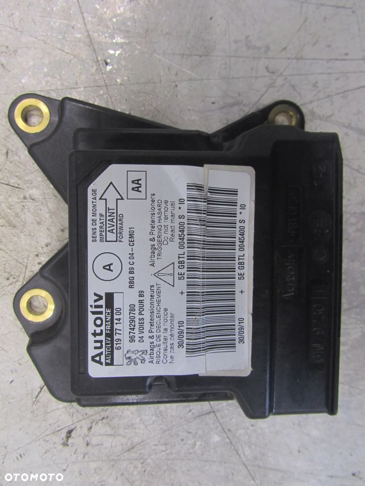 Citroen Berlingo 08->moduł airbag 9674290780 - 1