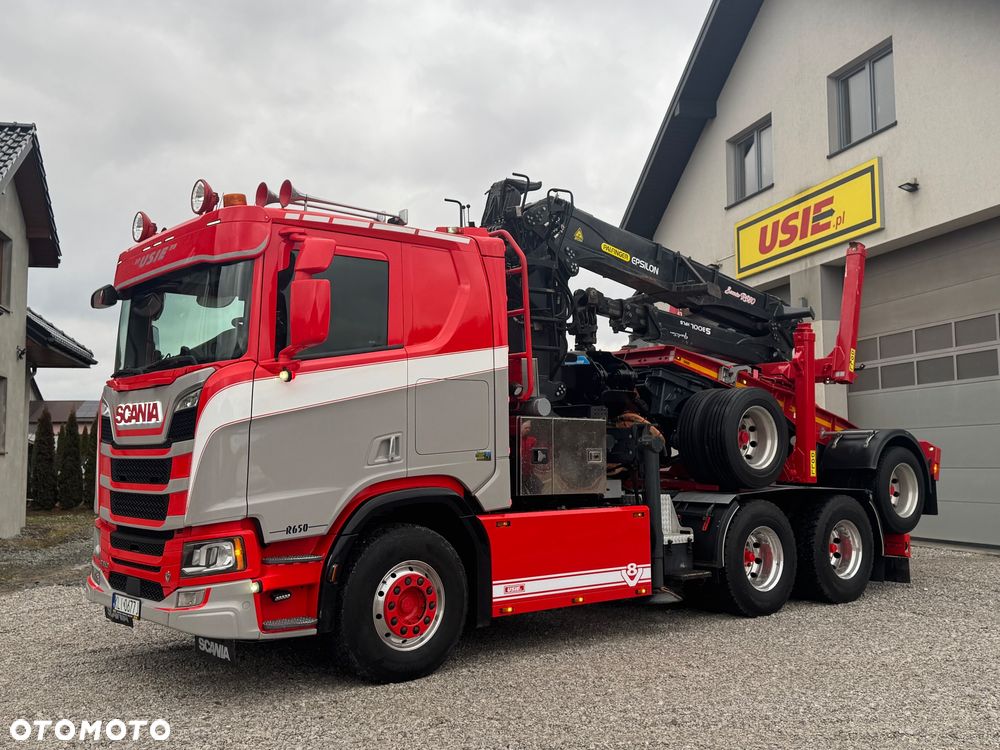 Scania V8 R650*Do drewna*drzewa*dłużycy*DOLL*EPSILON S300L* - 10