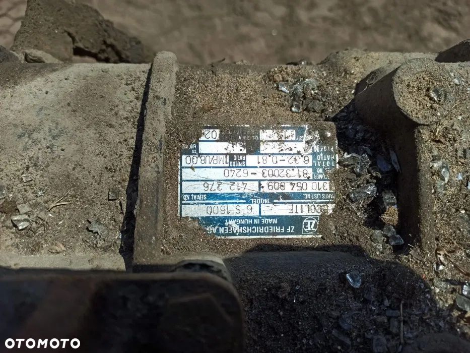 Skrzynia Biegów ZF 6s1600 RETARDER, 6.32-0.81 - 3