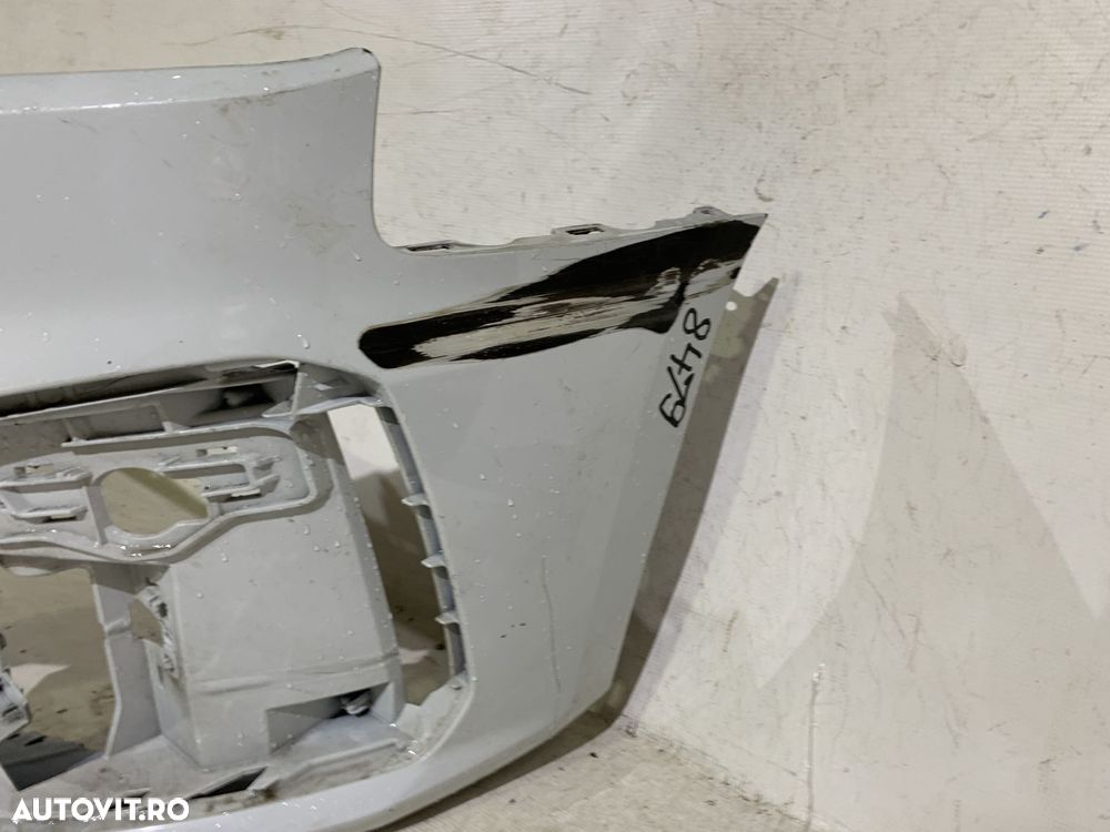 Bara fata Audi A4, B9, facelift, S-Line, 2020, 2021, 2022, 2023, 2024, cod origine OE 8W0807437AQ, cu gauri pentru spalatori faruri. - 6