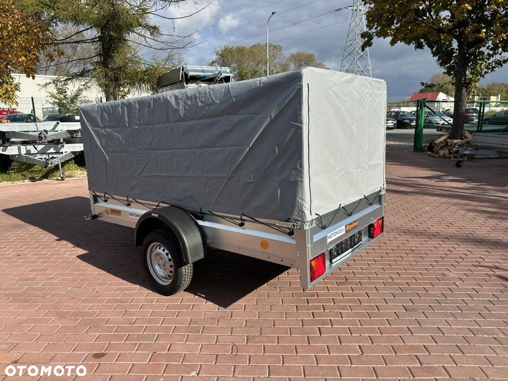 Neptun Przyczepa Neptun N7-263 PTW + stelaż i plandeka H80 cm  MOTOMUS Wrocław - 9