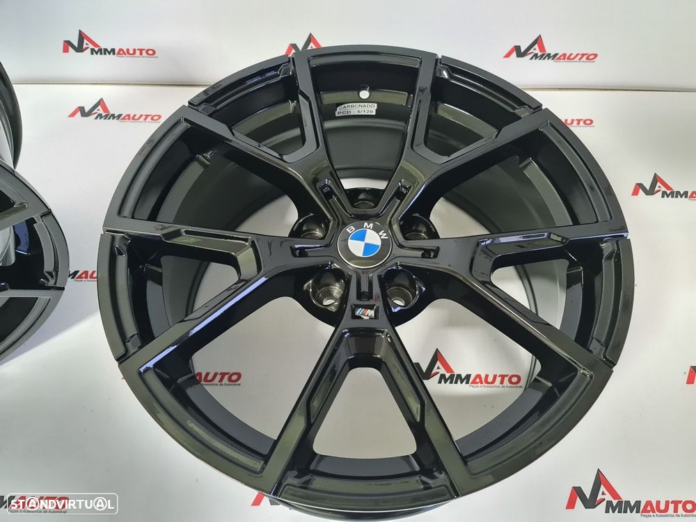 Jantes Look BMW 728M Preto Brilho 19 - 5